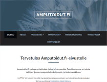 Tablet Screenshot of amputoidut.fi